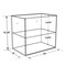 Azar Displays Acrylic Countertop Open Case 14'' Wide with One Non-Removable Shelf and Wall Hanging Holes 255655 - alternate 2